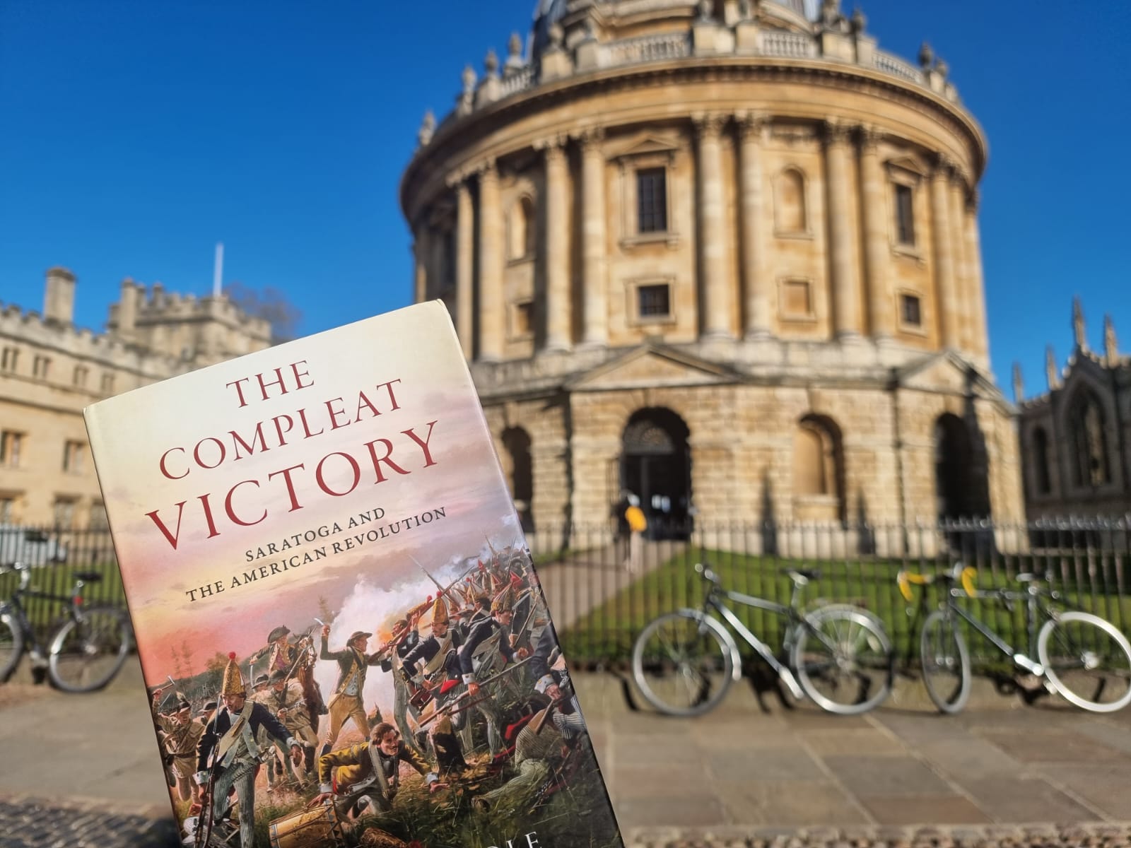 The Compleat Victory on display at the Oxford Literary Festival